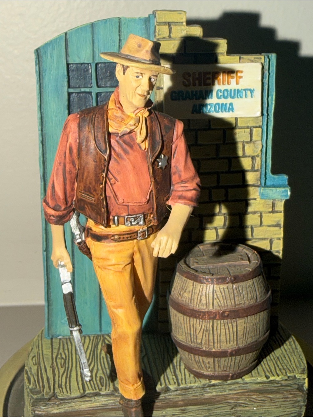 John Wayne Sculpture by The Franklin Mint